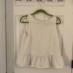 French Connection open-backed, sleeveless blouse